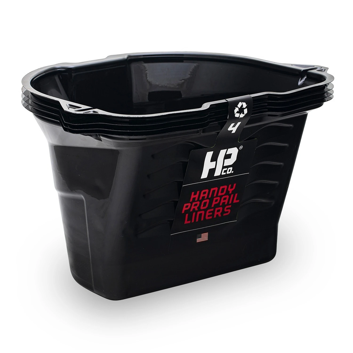 1 Qt. Black Pro Pail Liner (4-pack)