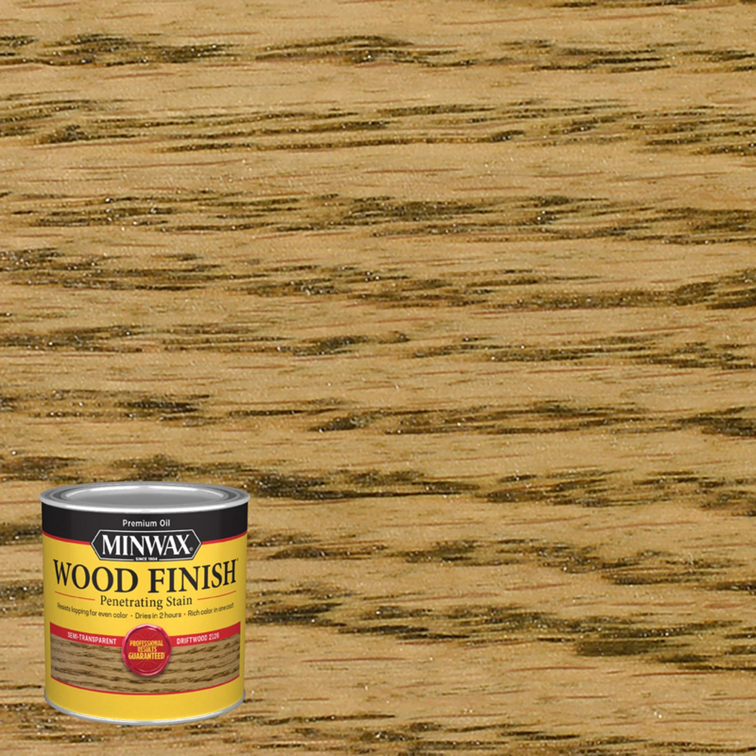 Wood Finish Driftwood Oil-based Penetrating Stain, 1/2 Pint