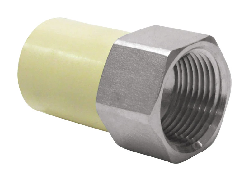 1/2 In. Cpvc Cts Fpt X Socket Lead Free Stainless Steel Transition Adapter