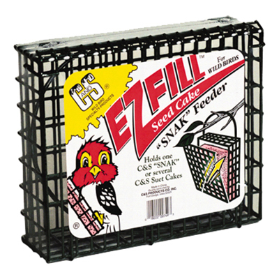 Ez Fill Seed Cake Snak Bird Feeder, Holds 56 Oz. Of Suet