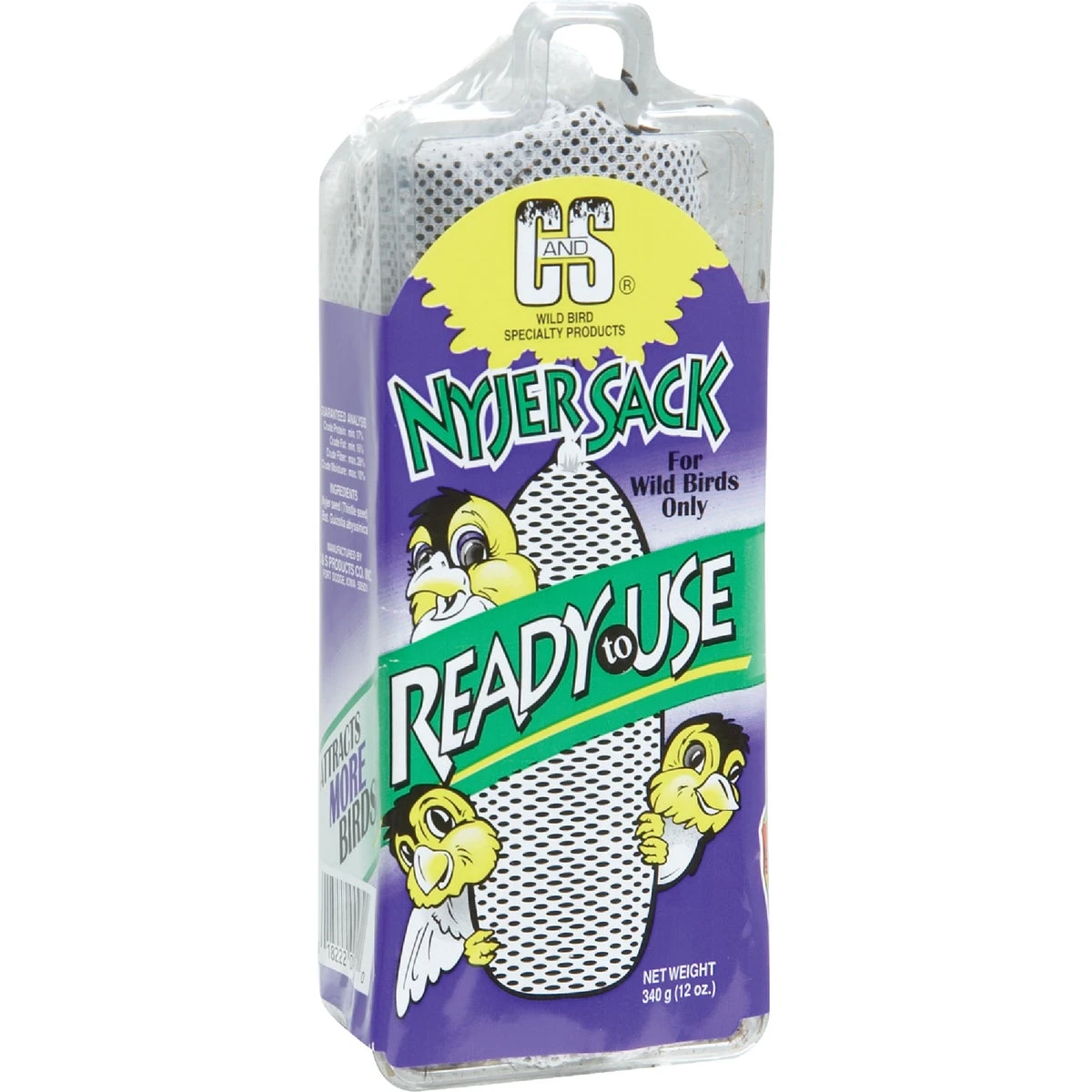 12 Ounce Ready-to-use Nyjer Sack For Wild Birds And Finches