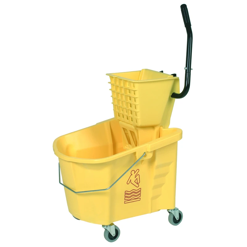 Products 35 Qt. Splash Guard Mop Bucket With Wringer - Model 335-312yw