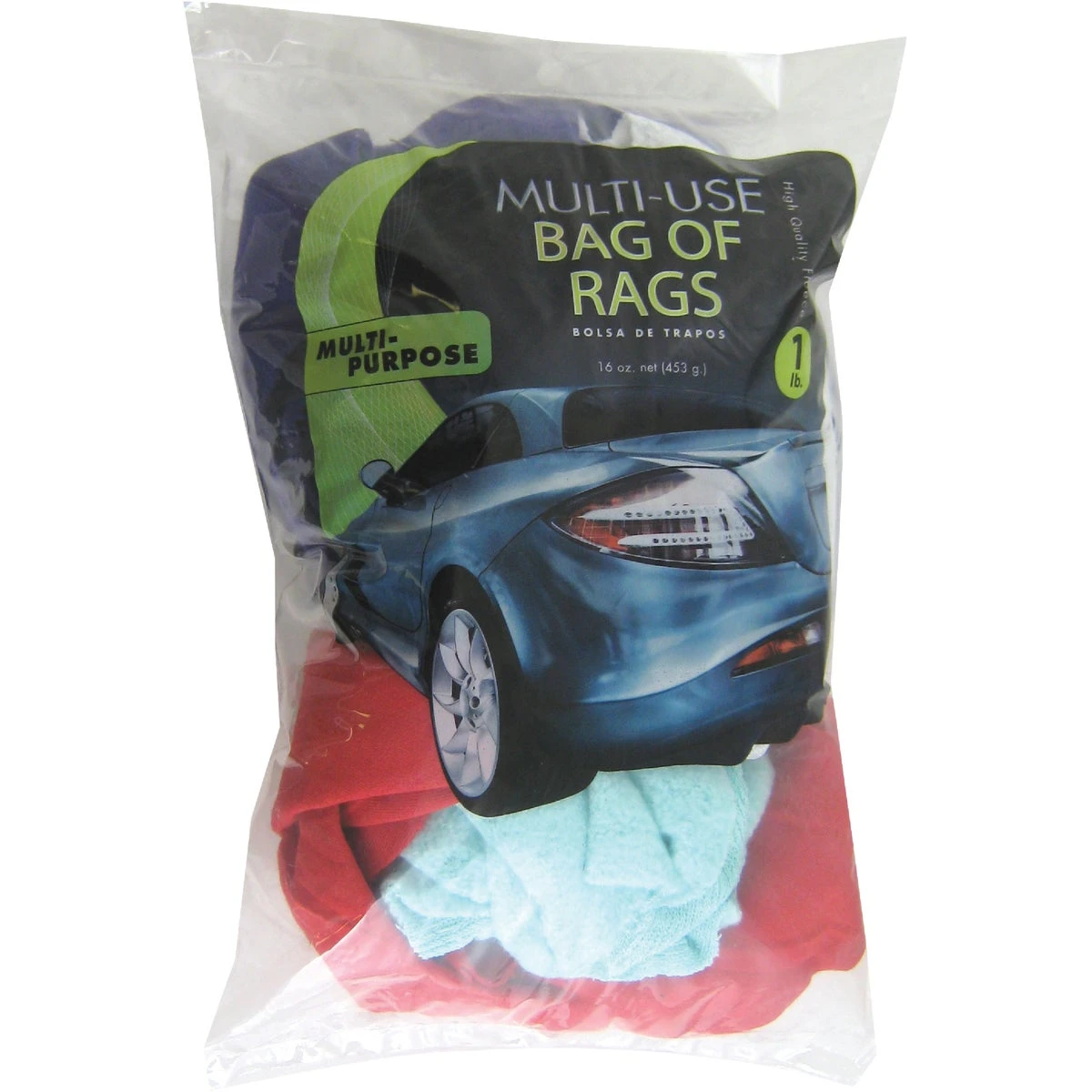 Multi-use Bag Of Rags – 1 Pound Assorted Cleaning Cloths