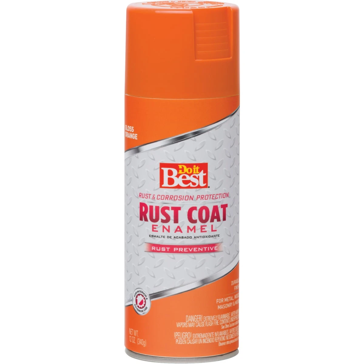 Gloss Orange 12 Oz. Anti-rust Spray Paint For Indoor/outdoor Use