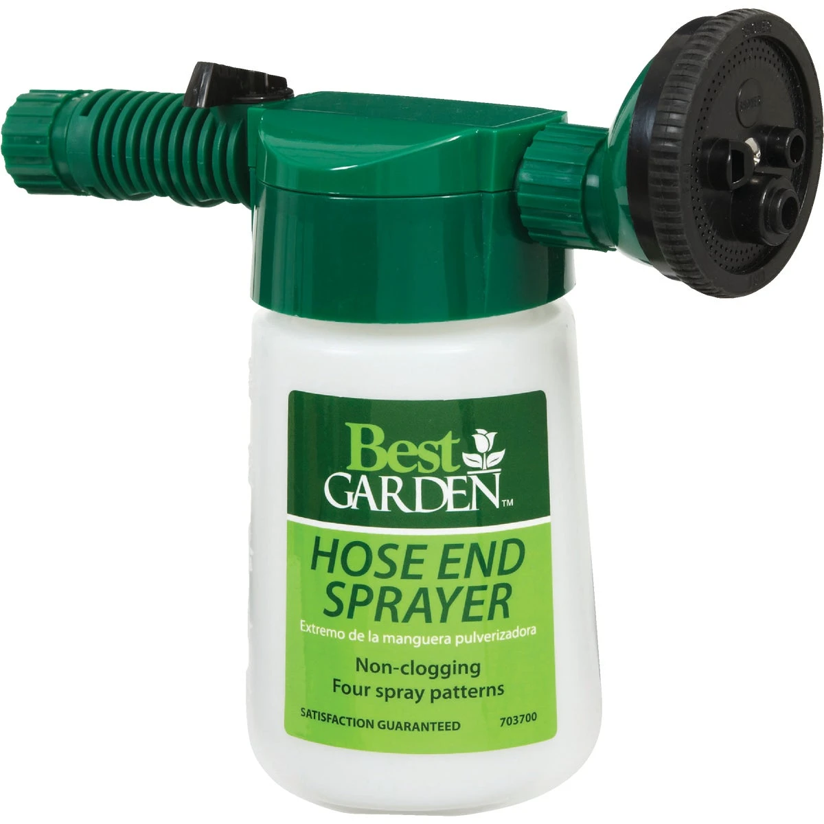 25 Ounce Dry Hose End Sprayer With 4 Spray Patterns And On/off Valve