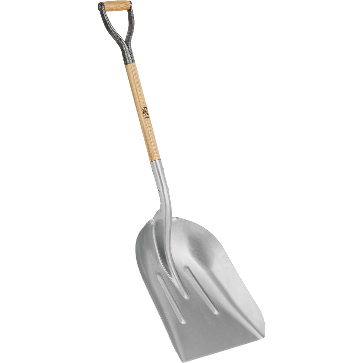 Best 27 Inch Wood D-grip Handle #14 Aluminum Scoop Shovel