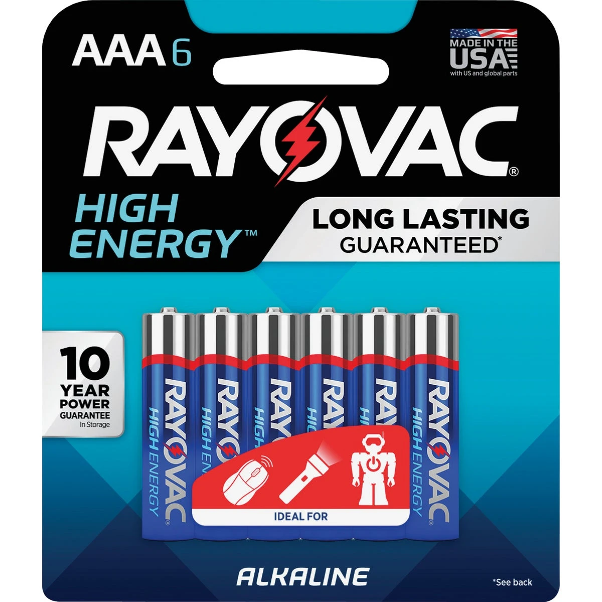 High Energy Aaa Alkaline Battery (6-pack)