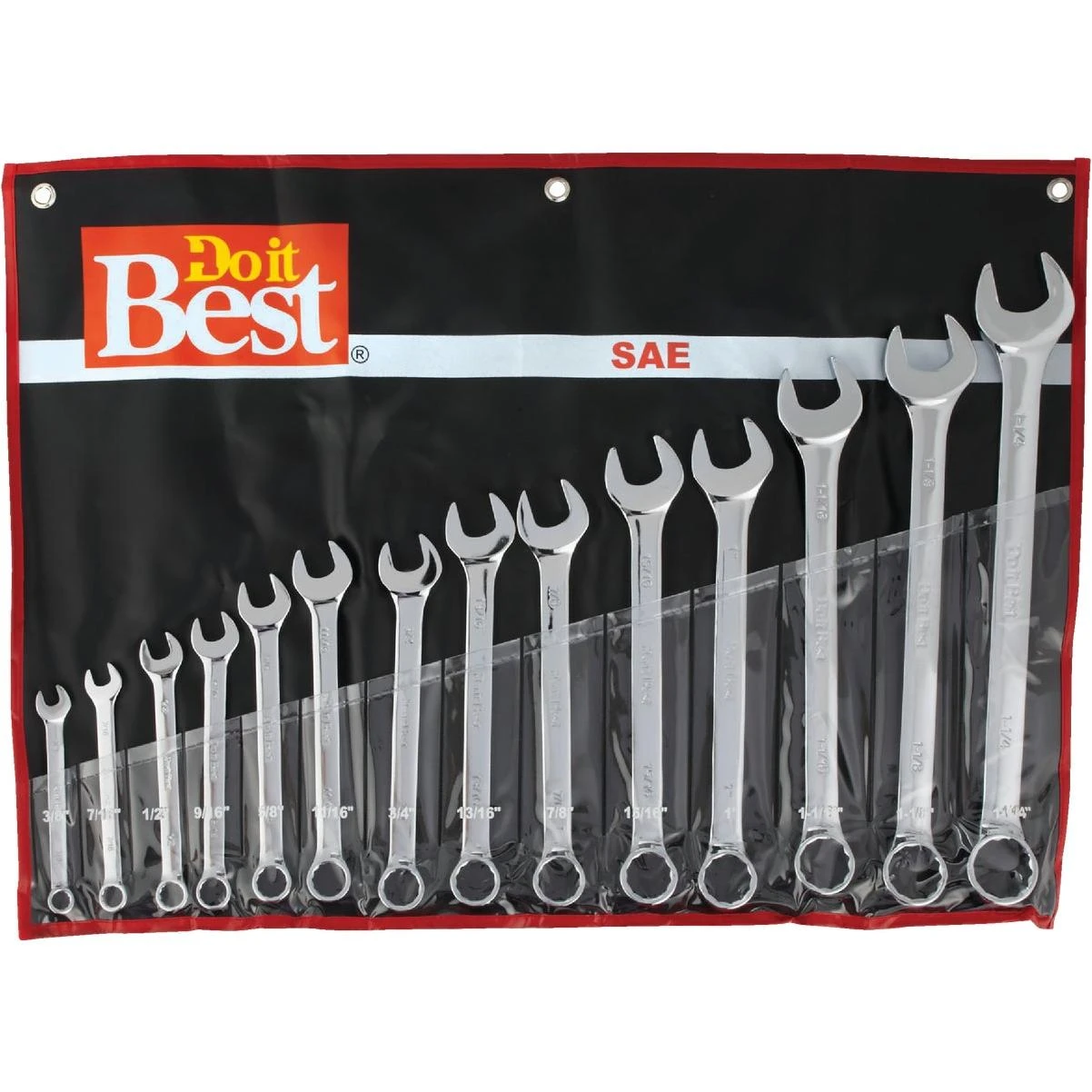 Standard 12-point Combination Wrench Set (14-piece)