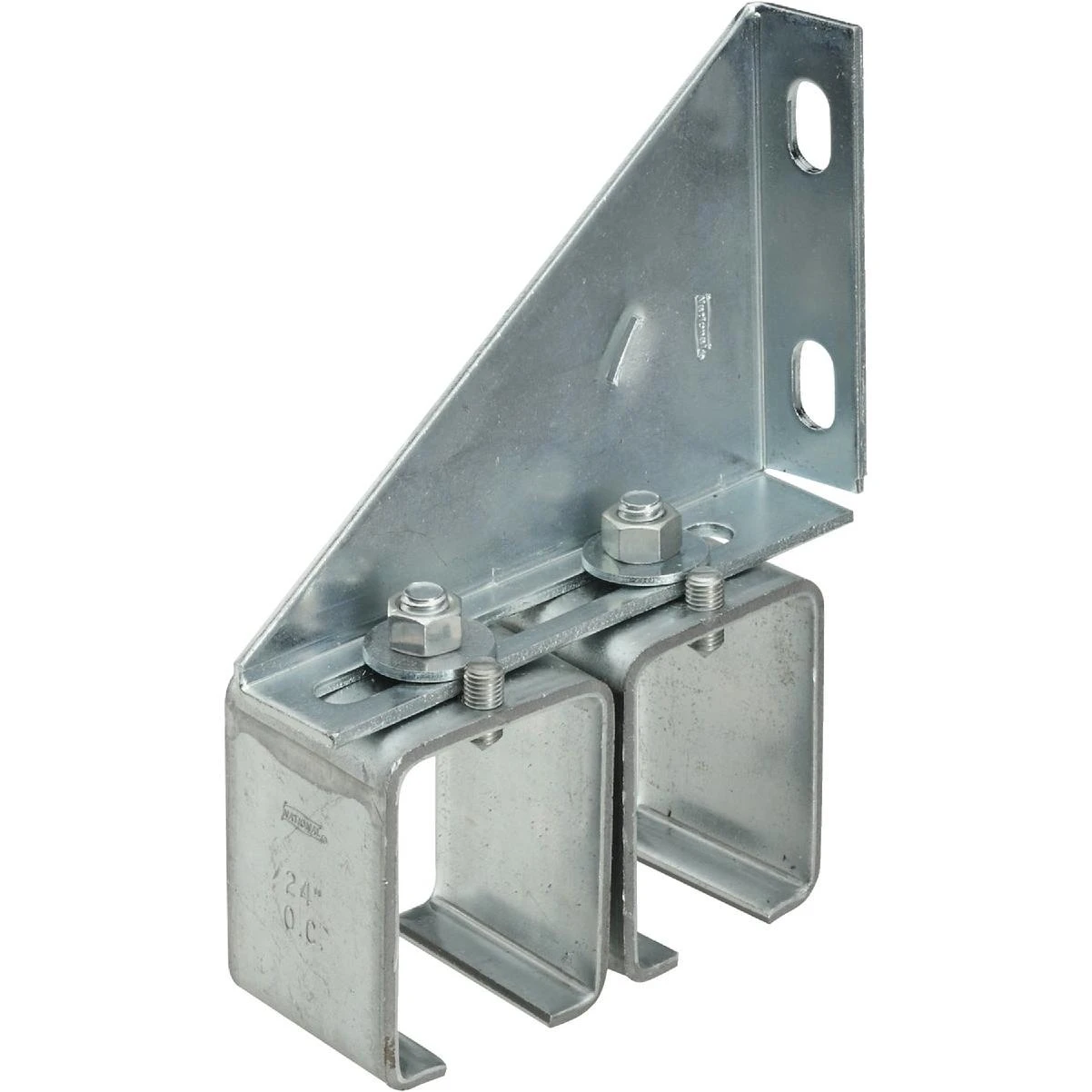 Galvanized Double Splice Box Rail Barn Door Bracket