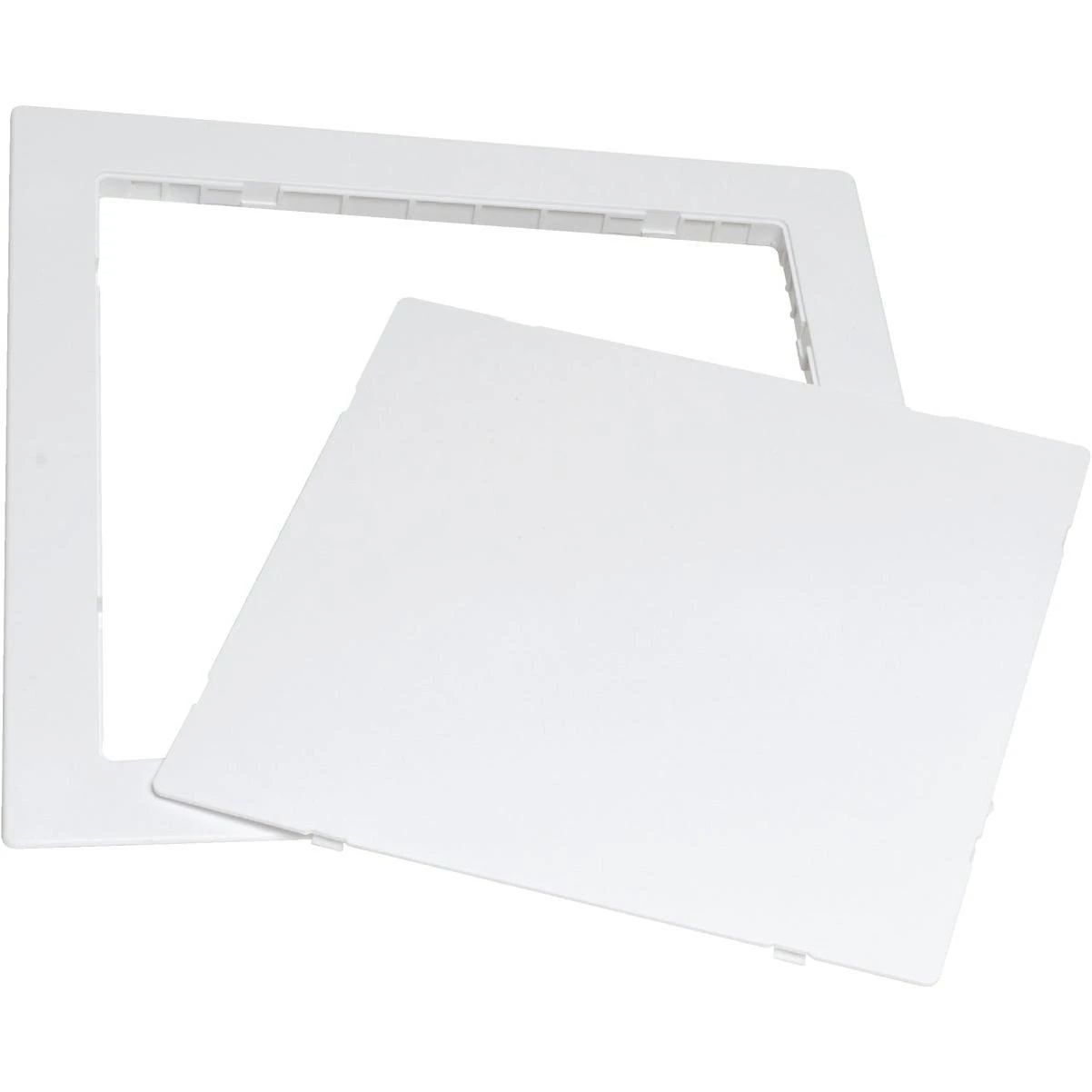 14 In. X 14 In. White Plastic Wall Access Panel