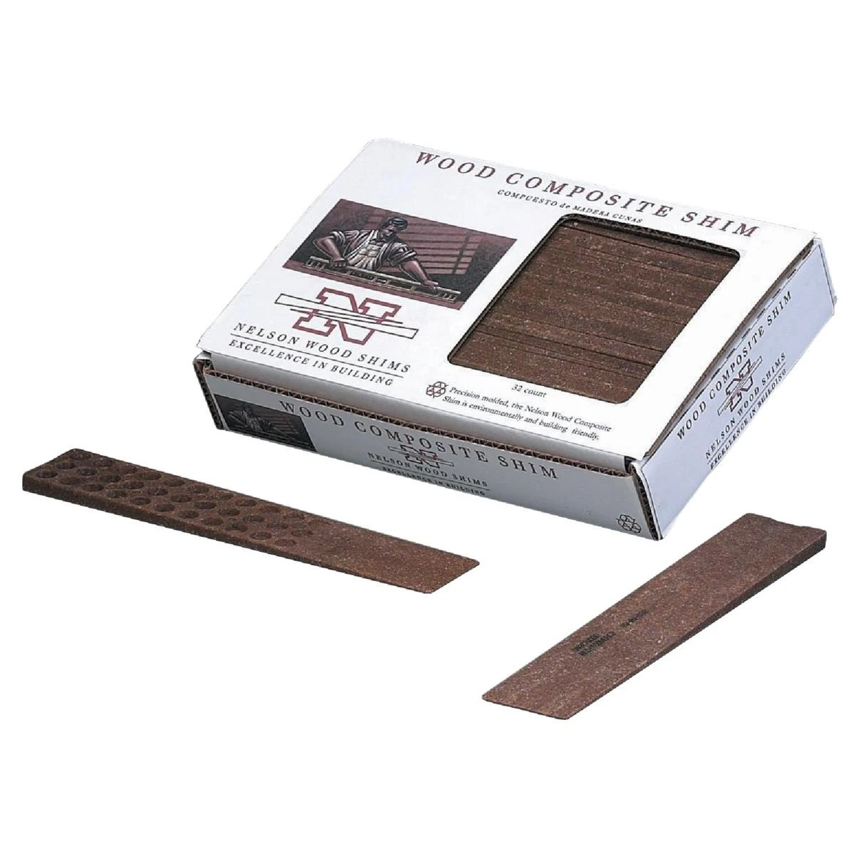 8 In. L Wood Fiber Composite Shims (32-count)
