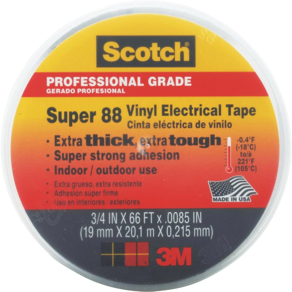 Super 88 3/4 In. X 66 Ft. Vinyl Electrical Tape