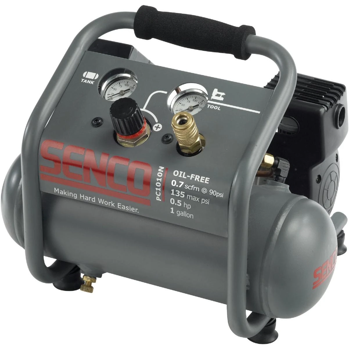 1 Gal. Portable 135 Psi Finish & Trim Air Compressor