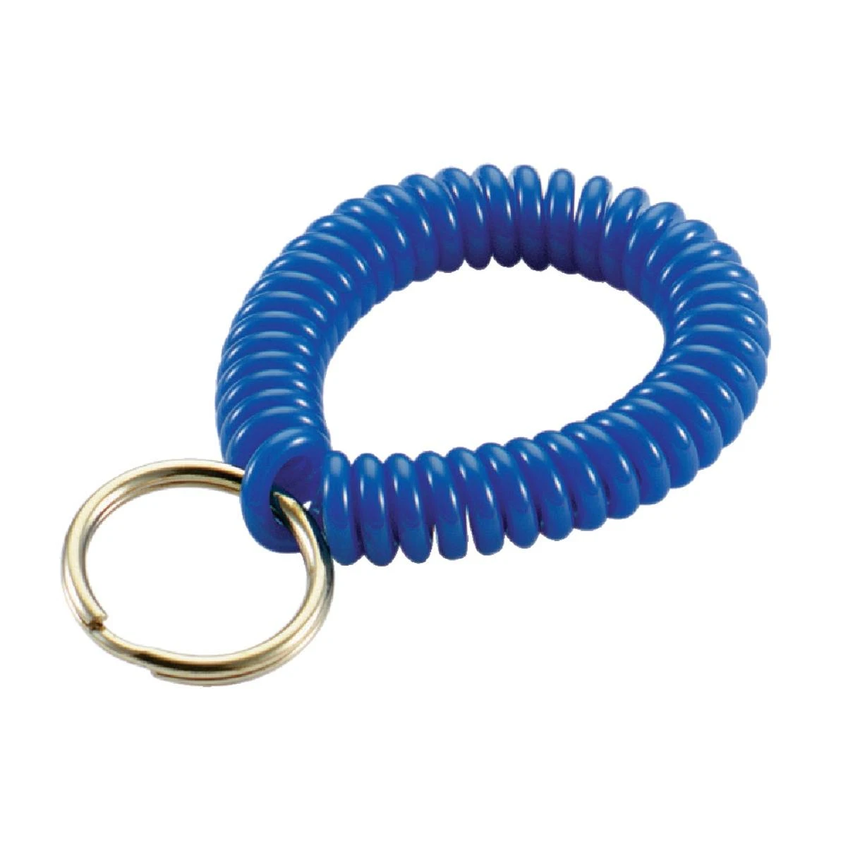 Tempered Steel 7/8 In. Ring Wrist Coil Key Chain