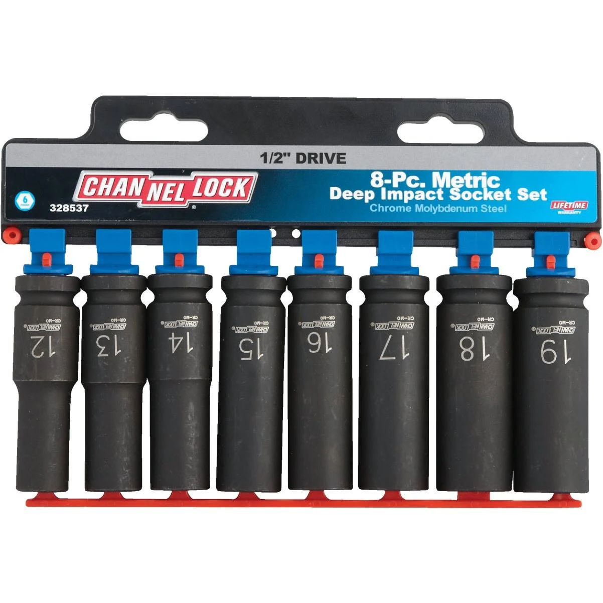 Metric 1/2 In. Drive 6-point Deep Impact Driver Set (8-piece)