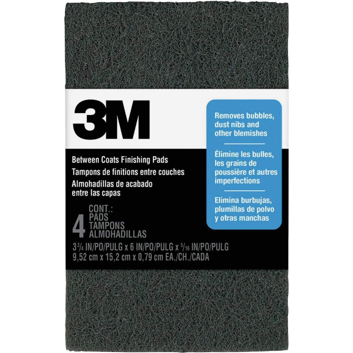 Between Coats 6 In. X 3-3/4 In. X 5/16 In. Finishing Pad (4-pack)