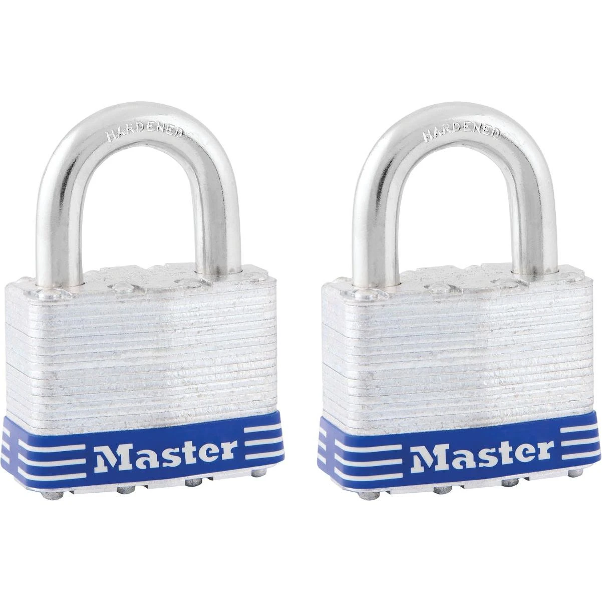 2 In. W. 4-pin Tumbler Keyed Alike Padlock (2-pack)