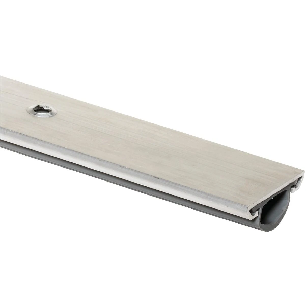 Building Products 1.25 In. W. X 0.5 In. H. X 36 In. L. Aluminum Silver Door Bottom