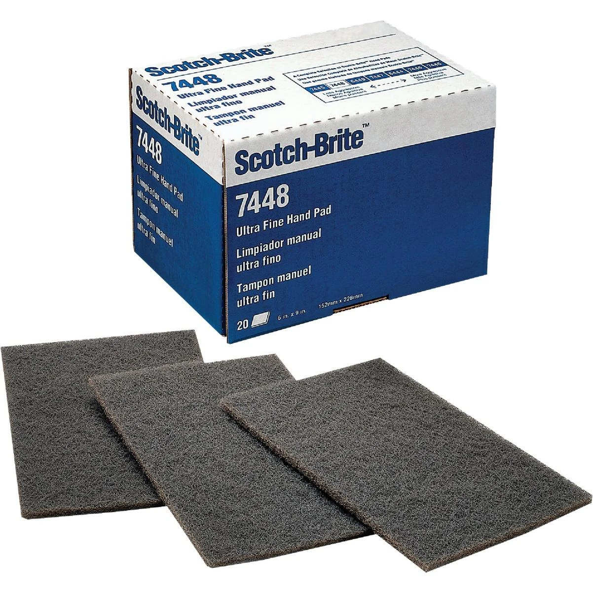 Scotch-brite Gray Hand Scouring Pad (20-count)