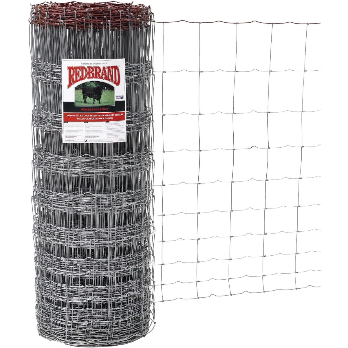 Red Brand 47 In. H. X 330 Ft. L. Galvanized Steel Class 1 Monarch Field Fence