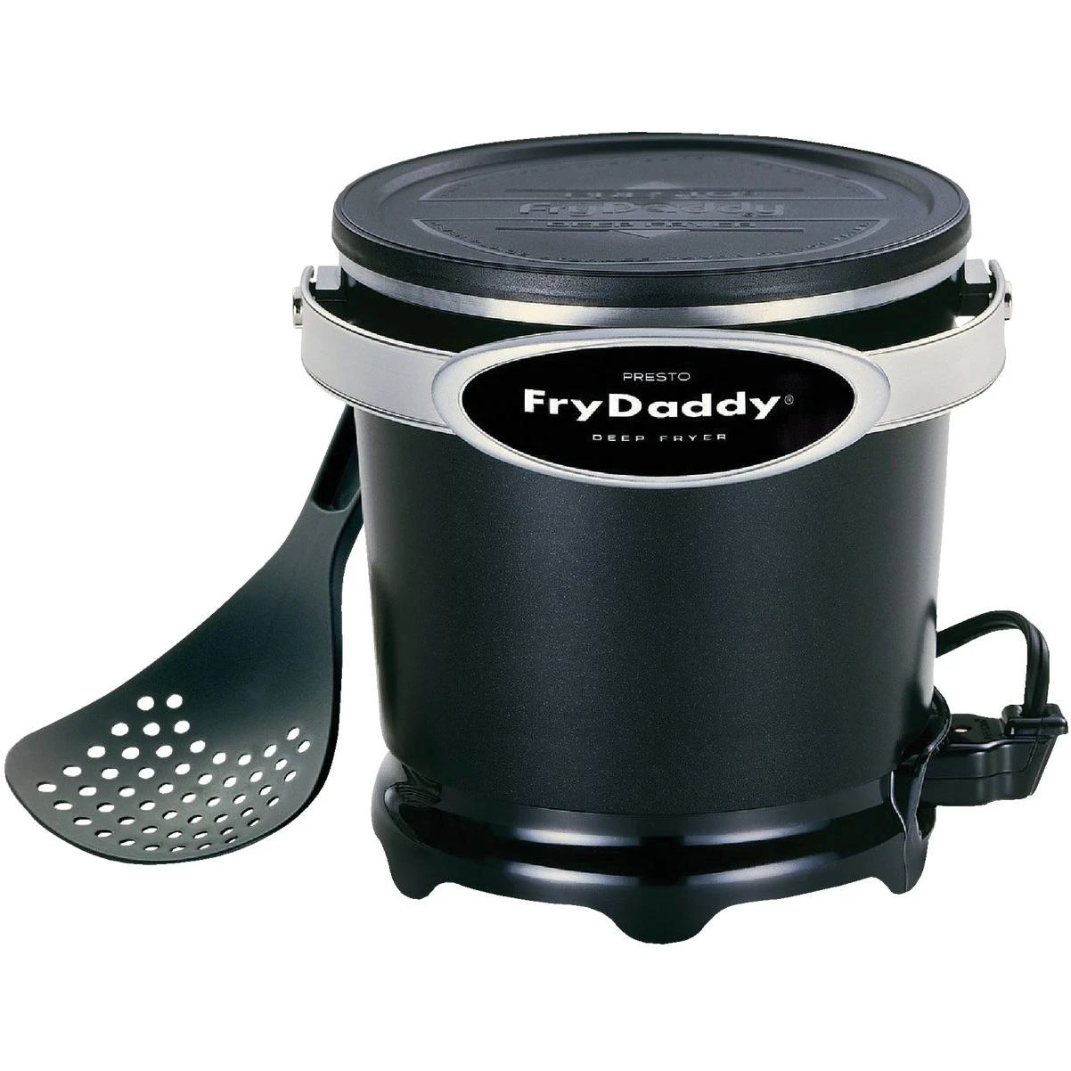 Frydaddy 1 Qt. Black Aluminum Deep Fryer