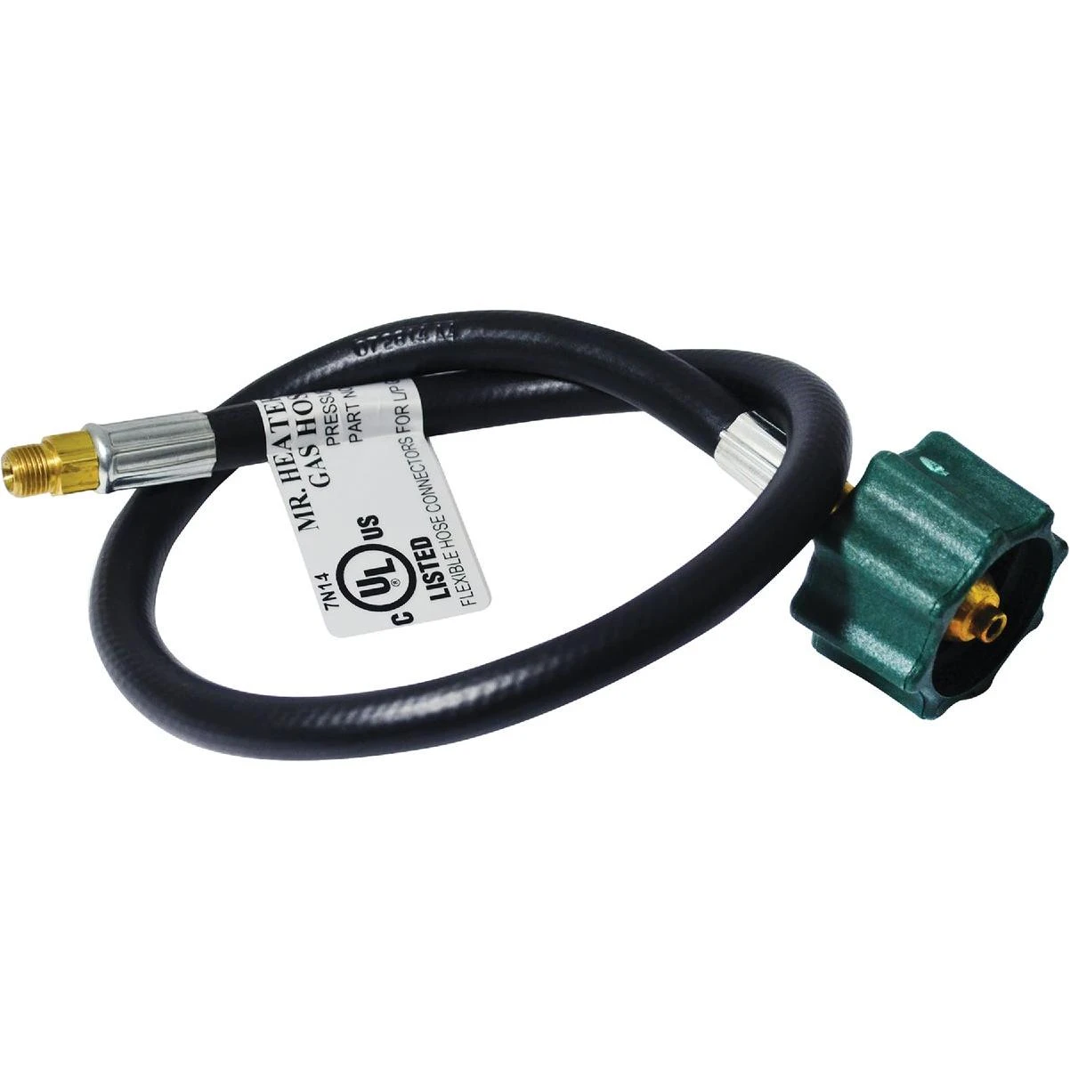 12 In. X 1/4 In. Inverted Male Flare X 3/8 In. Acme Nut Lp Hose Assembly
