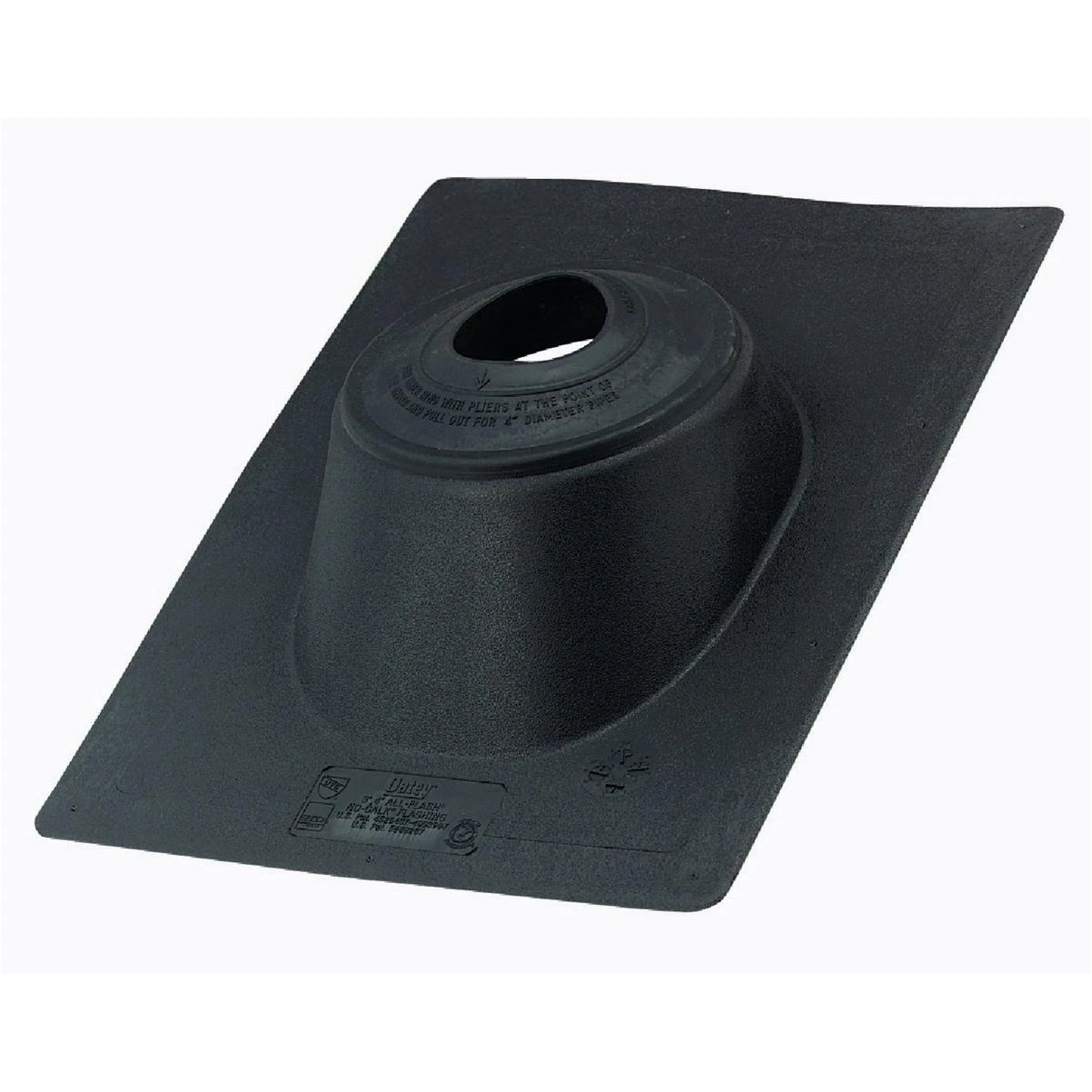 All-flash No-calk 3 In. To 4 In. Thermoplastic Roof Pipe Flashing