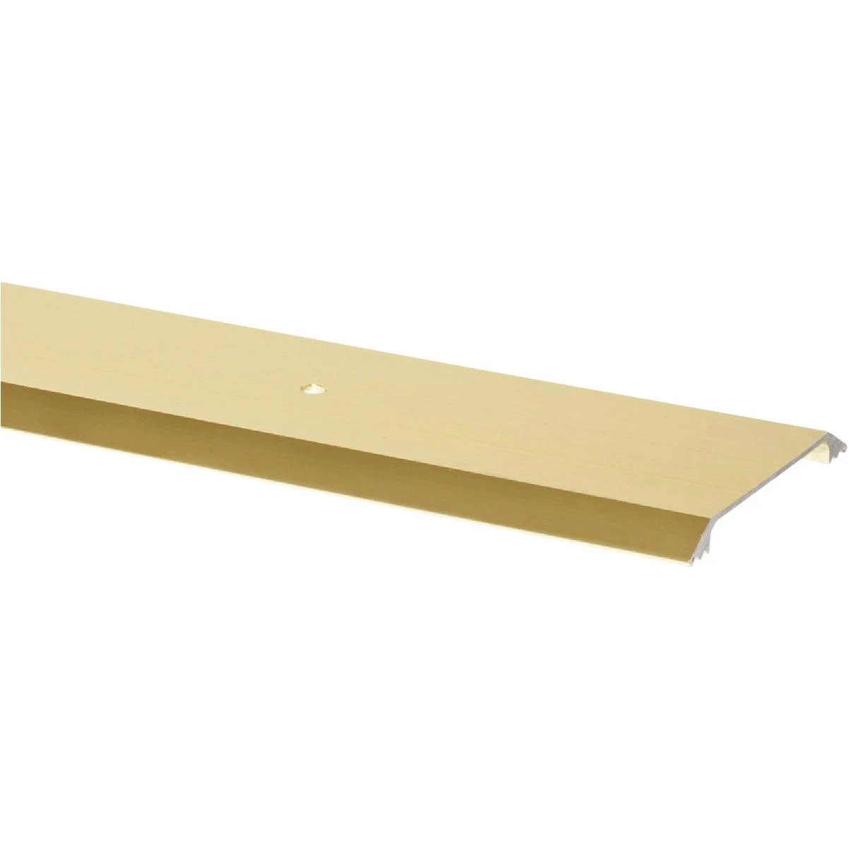 Building Products 2-1/2 In. X 1/4 In. X 36 In. Gold Aluminum Flat Profile Threshold For Interior Doorways