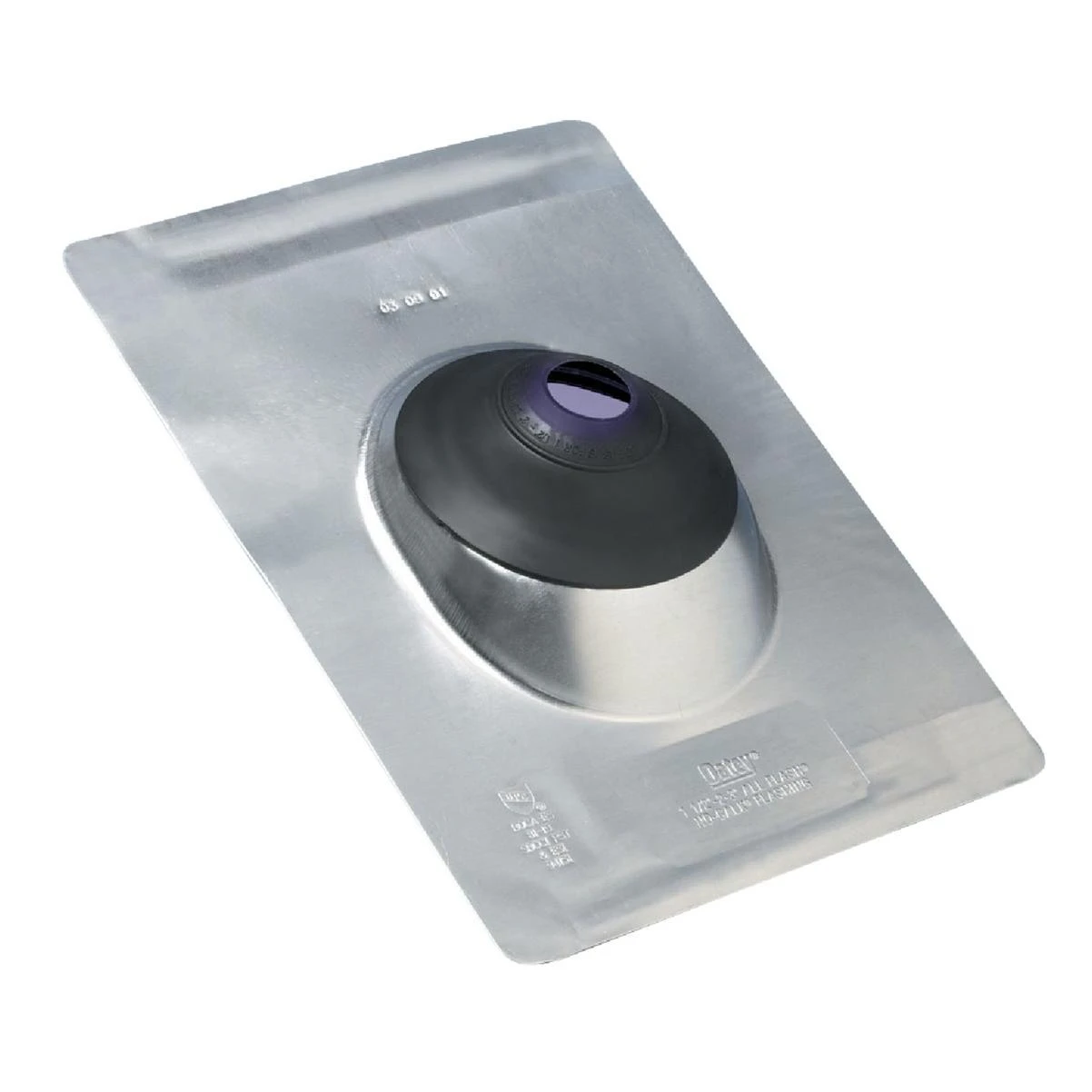 No-calk 1-1/4 In. To 1-1/2 In. Aluminum Roof Pipe Flashing