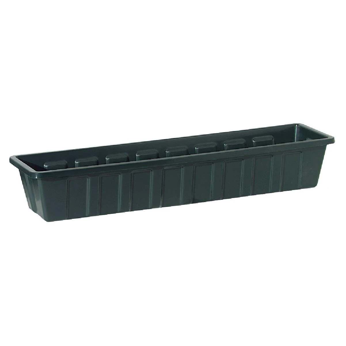 Poly-pro 30 In. Polypropylene Hunter Green Flower Box Planter