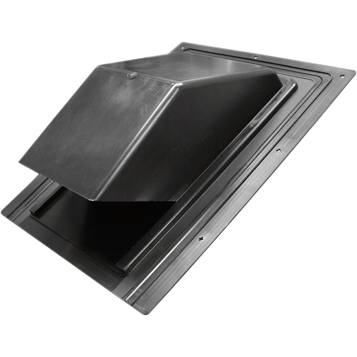 7 In. Black Abs Plastic Exhaust Roof Vent