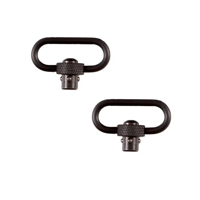 Allen Push Button QD Swivels Steel Black 1.5″