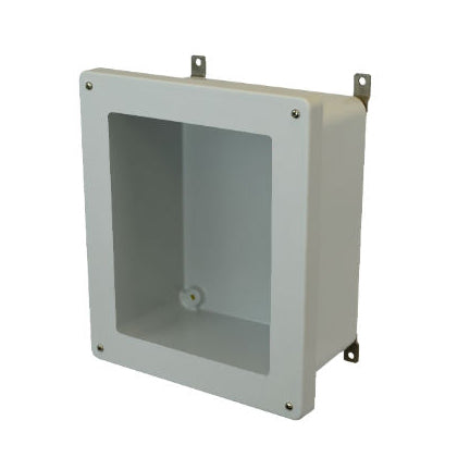 AM1426W 14x12x6 NEMA 4X Fiberglass Enclosure w/ Lift-Off Screw Cover Window
