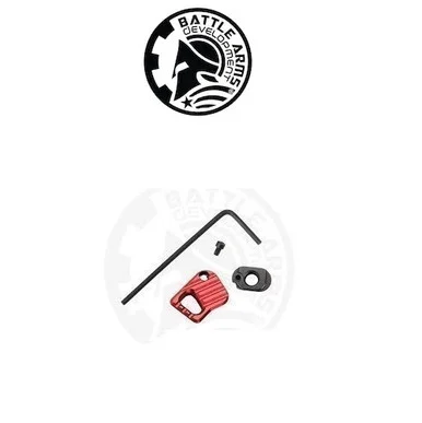 Battle Arms Modular RED Medium Magazine Release, NEW! # BAD-EMMR-M-R