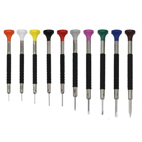 Bergeon 6899 Ergonomic Watchmakers Screwdrivers Each Sizes 0.50mm to 3.0mm