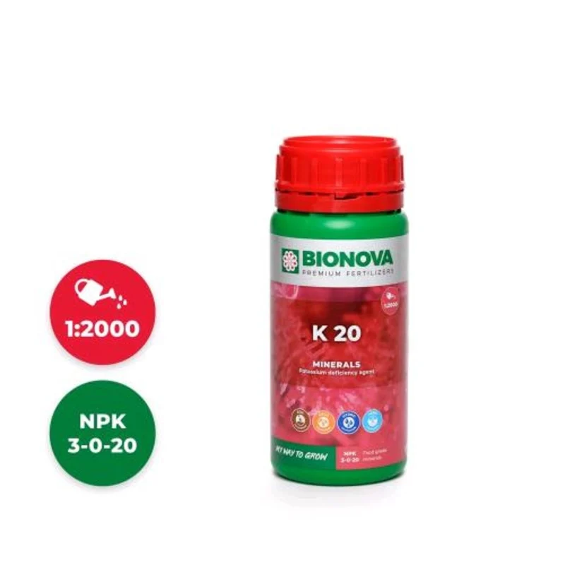 BIONOVA – K 20 – POTASSIUM 20% – 250ML