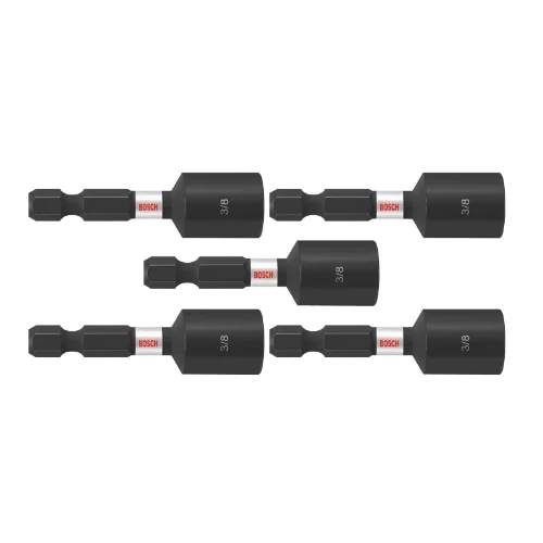 Bosch 3/8-in x 1-7/8-in Impact Tough Nutsetter, 5 Pack