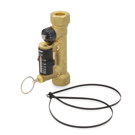 3/4" FNPT Quicksetter Balancing Valve w/ Flow Meter, 2.0-7.0 GPM