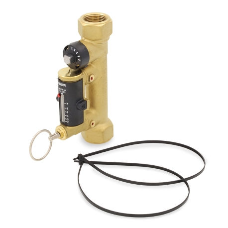 1" FNPT Quicksetter Balancing Valve w/ Flow Meter, 3.0-10.0 GPM