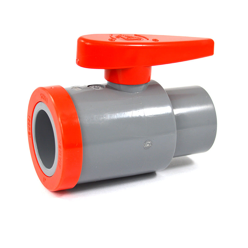 1/2" Sch 80 CPVC Compact Ball Valve - Socket (Clearance)