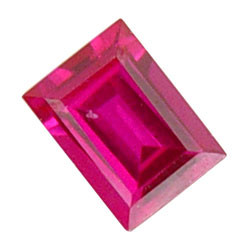 Rectangle Step Cut Synthetic July