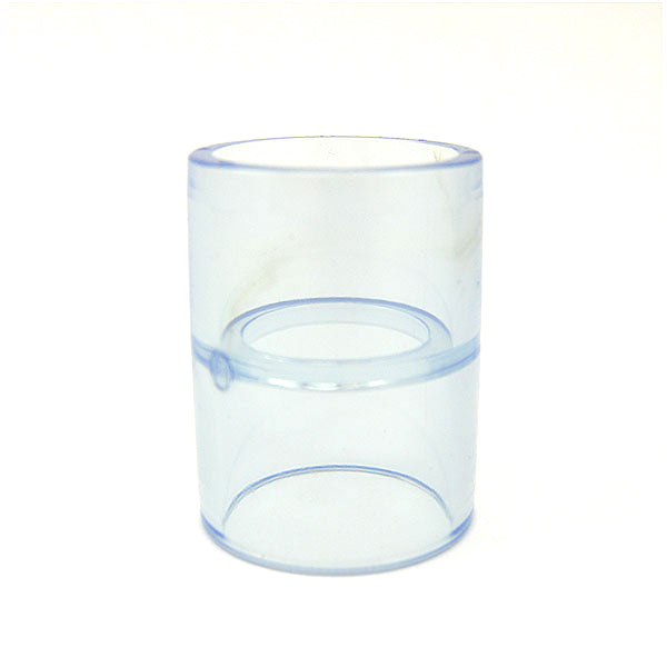 1" Clear PVC External Coupling (DC-CO-010)