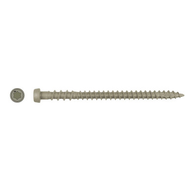 Opens dialog Simpson Strong-Tie DCU234GRR350 - #10 x 2-3/4" Hand-Drive Composite Deck Screw Gray 350ct