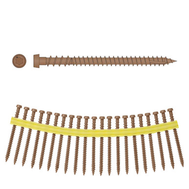 Opens dialog Simpson Strong-Tie DCU234SRD - #10 x 2-3/4" Collated Composite Deck Screw Red 1000ct