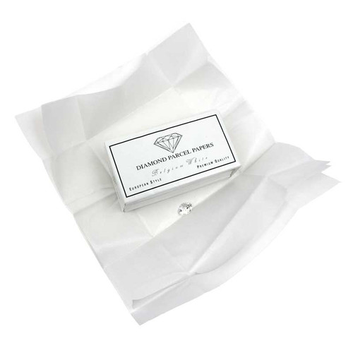 White Diamond Parcel Papers Pack of 25
