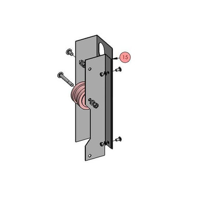 045 Doorking 2600-922 Idler Bracket Right