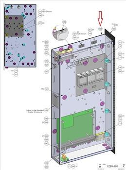 135 Doorking 9200-913 Mount Panel PCB 9200