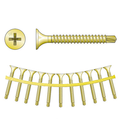 Opens dialog Simpson Strong-Tie DWFSD114PS - #6 x 1-1/4" Fine Thread Drywall-to-Steel Screws 2500ct