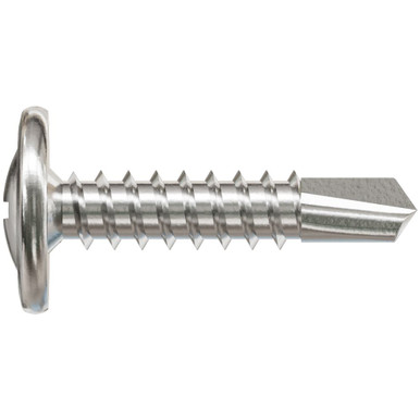 Opens dialog Simpson Strong-Tie F08T075KDM - #8 x 3/4" 410SS Modified Truss Head Self-Drilling Screws 1000ct