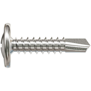 Opens dialog Simpson Strong-Tie F08T125KDC - #8 x 1-1/4" 410SS Modified Truss Head Self-Drilling Screws 100ct